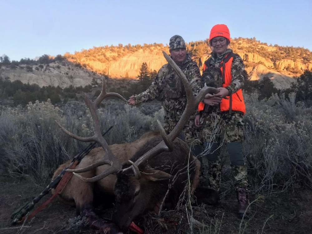 Michaela-It only took 4 points for Machaela to draw a coveted Plateau Boulder elk tag. 