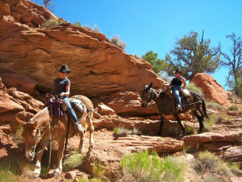 6-Riding beneath the rock walls